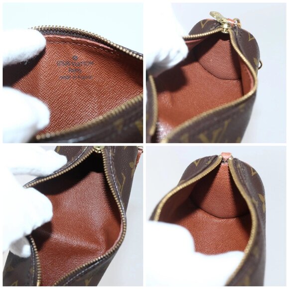 LOUIS VUITTON Monogram Papillon Pouch LV Auth - Picture 13 of 14